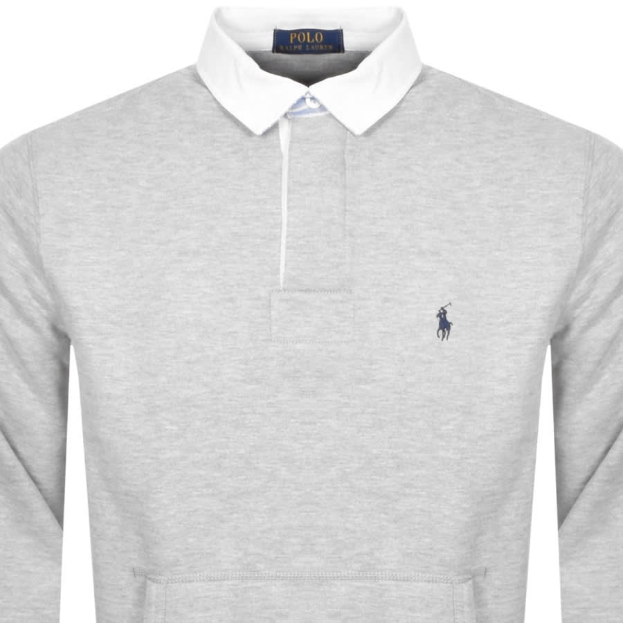 Alternative Image for ProductRalph Lauren Rugby Polo Sweatshirt Grey2